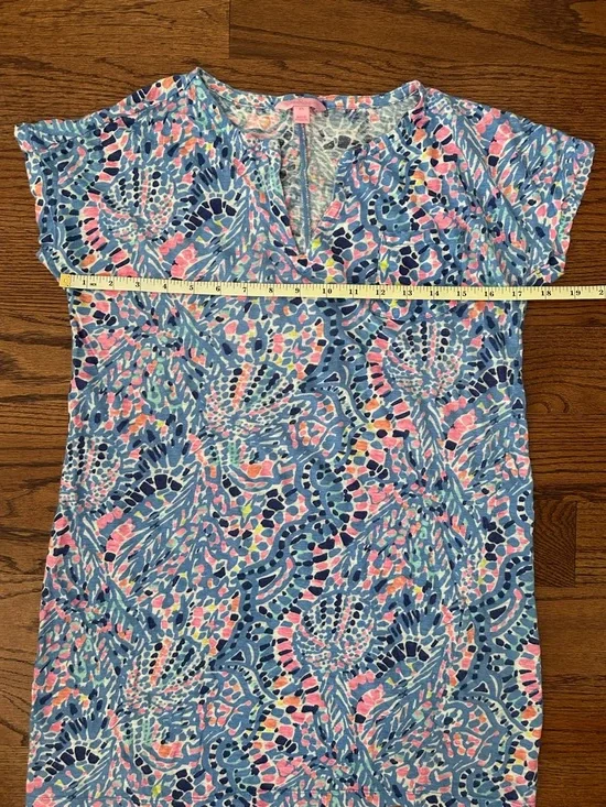 Lilly Pulitzer Duval Dress Tic Tac Tile Allover. Size XS - Picture 4 of 6